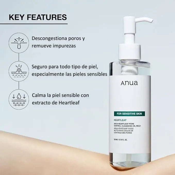 [ANUA] Heartleaf Pore Control Cleansing Oil Mild 200ml