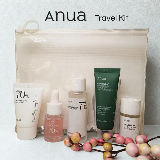 [ANUA] Travel mini kit - Heartleaf Quercetinol Pore Deep Cleansing Foam 25 ml